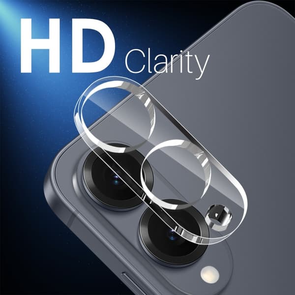 NORTHJO Galaxy S25 Edge 2-PACK Linsskydd Transparent