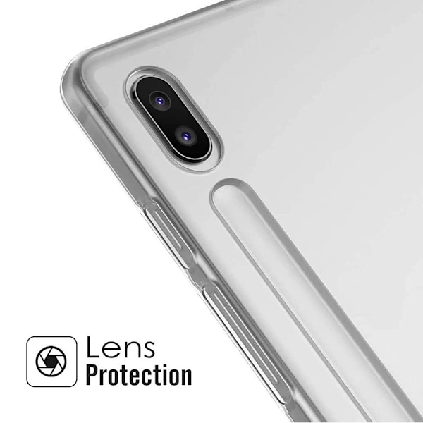 Samsung Galaxy Tab S7 Plus / Tab S8 Plus Transparent TPU Skal