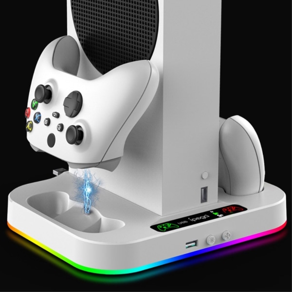 iPega Xbox Series S LED Laddningsstation Med Kylare