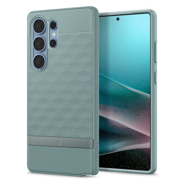 Spigen Galaxy S25 Ultra Skal MagSafe Parallax Sage Green