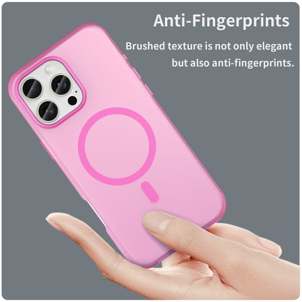 iPhone 16 Pro Max Skal MagSafe Slim Matt Rosa