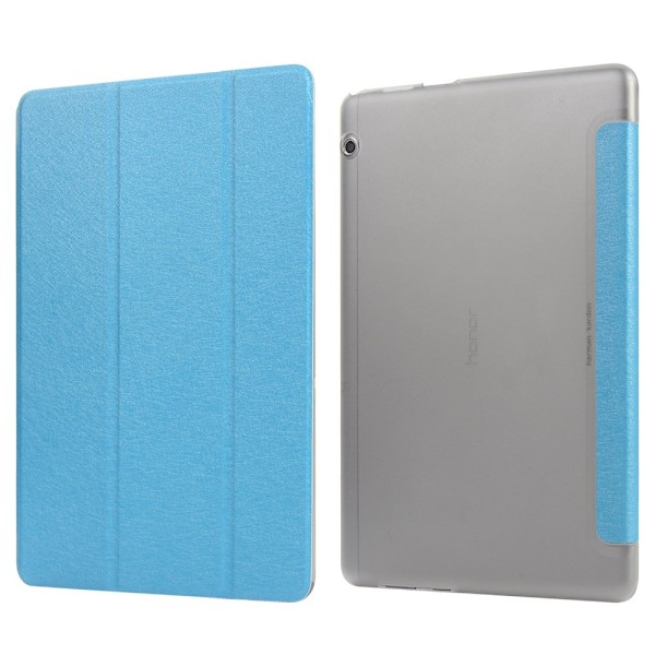 Huawei MediaPad T5 10 - Slimfit Tri-Fold Fodral - Ljus Blå LightBlue Ljus Blå