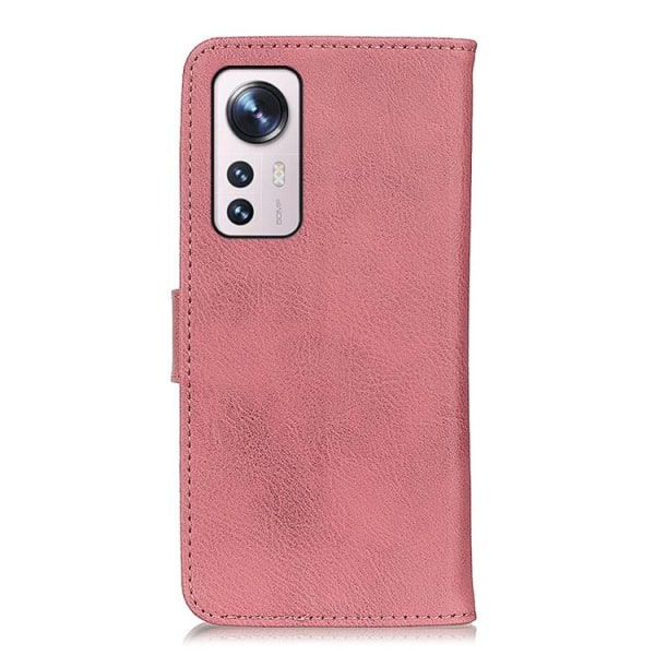 KHAZNEH Xiaomi 12 Fodral Läder Rosa