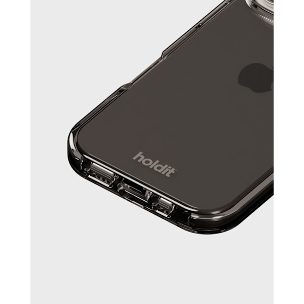 holdit iPhone 16 Pro Max Mobilskal Seethru Svart