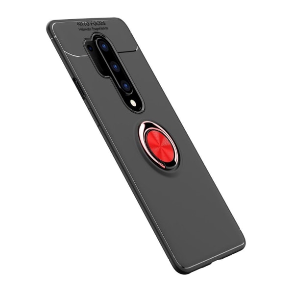OnePlus 8 Pro - Ring Skal - Svart/Röd Svart/Röd