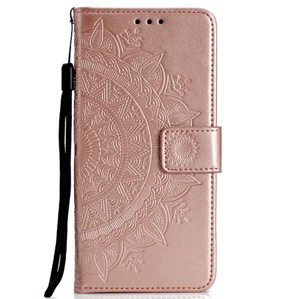 Xiaomi Redmi 9A - Mandala Fodral - Roséguld Roséguld Roséguld