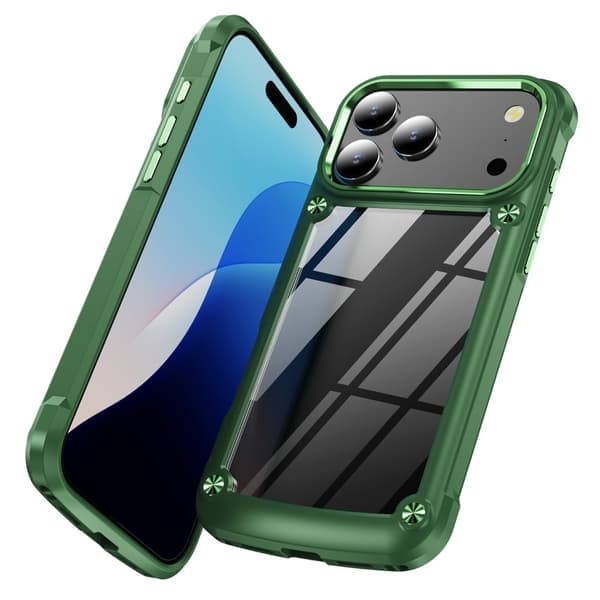 iPhone 17 Pro Max Skal Xtreme Shockproof Hybrid Grön
