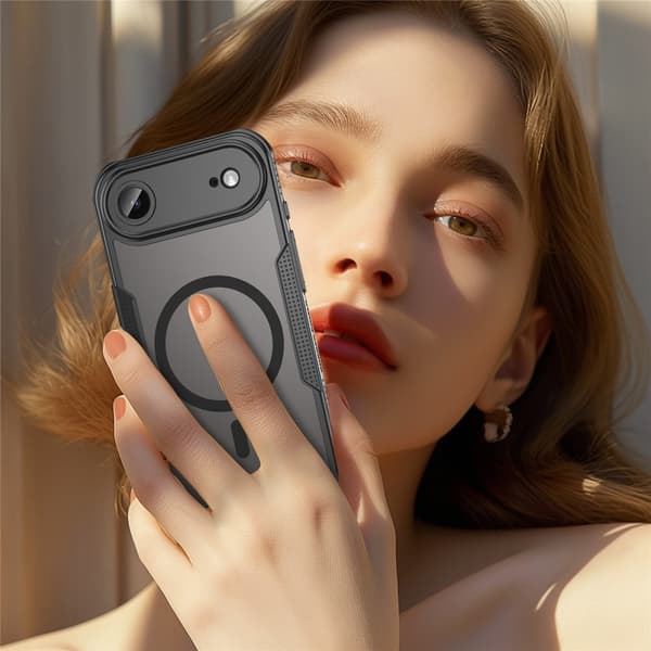 iPhone Air Skal MagSafe Hybrid Armor Svart