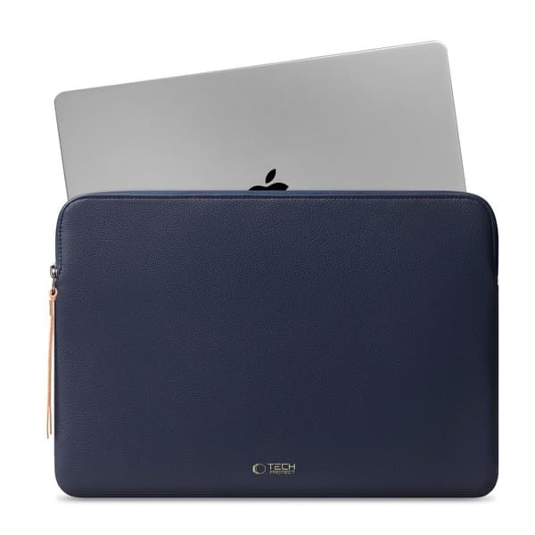 Tech-Protect Laptop Fodral 13-14" Fleece Navy Blue