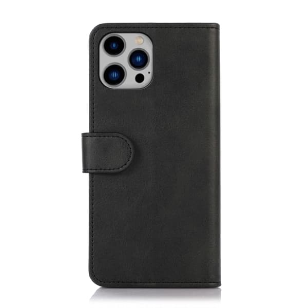 iPhone 14 Plus Fodral Läder Svart