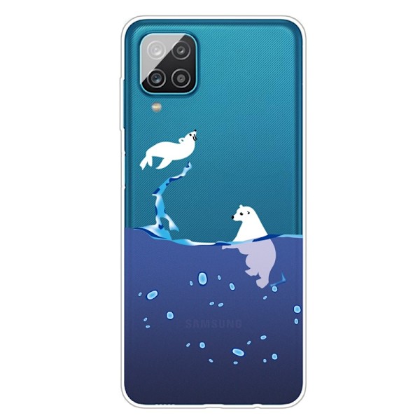 Samsung Galaxy A12 - Skal Med Tryck - Isbjörn Isbjörn Isbjörn