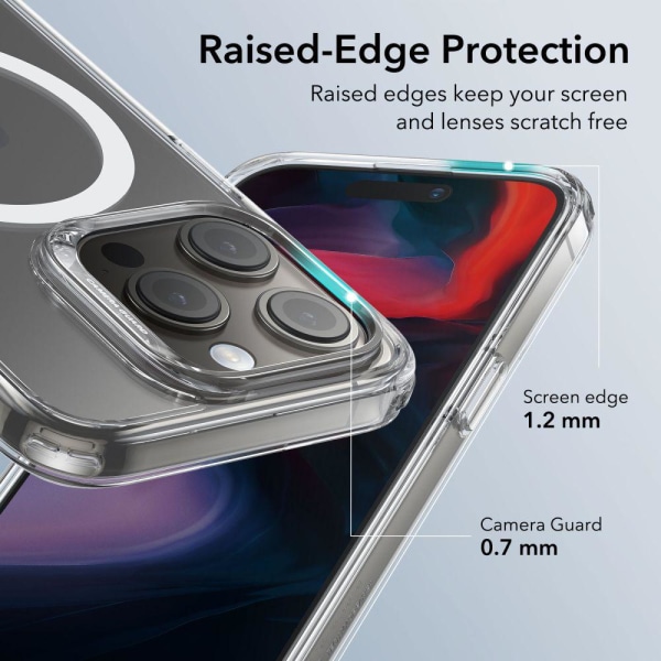 ESR iPhone 15 Pro Skal MagSafe CH HaloLock Transparent