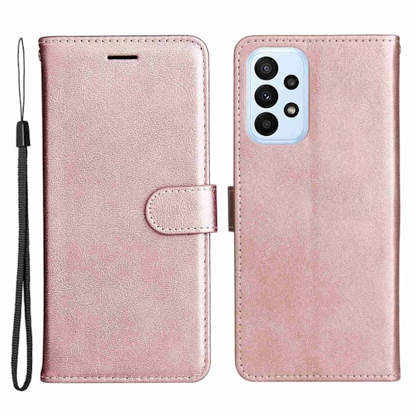 Samsung Galaxy A23 5G Fodral Läder Roséguld