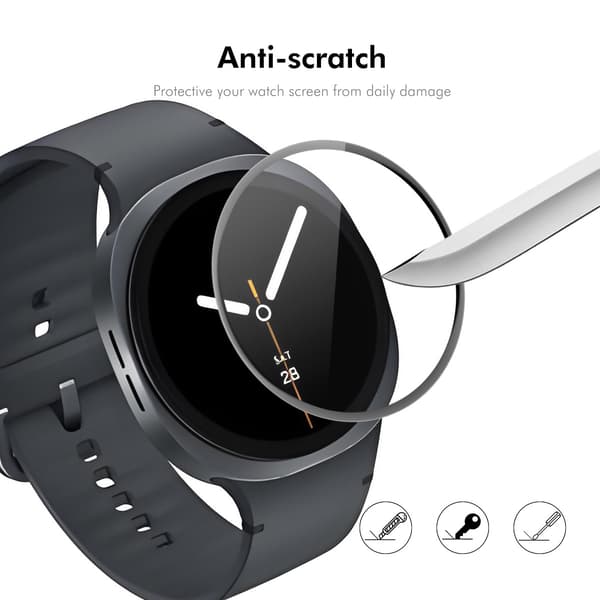 ENKAY Galaxy Watch 8 44 mm 2-PACK Skärmskydd Heltäckande