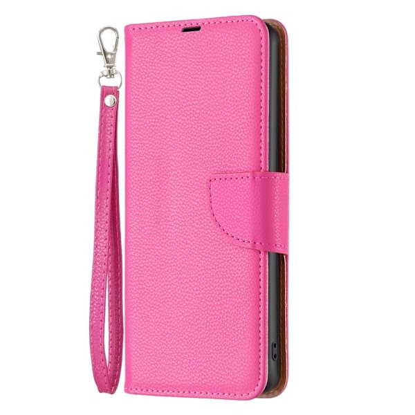 Samsung Galaxy S24 Ultra Fodral Litchi Shark Rosa