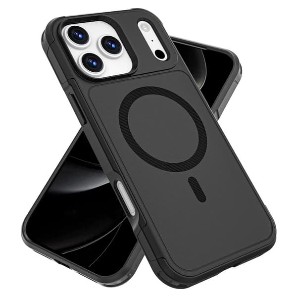 iPhone 17 Pro Max Skal MagSafe Hybrid Svart