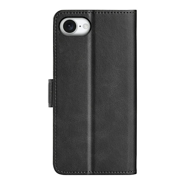 iPhone 16e Fodral Läder Svart