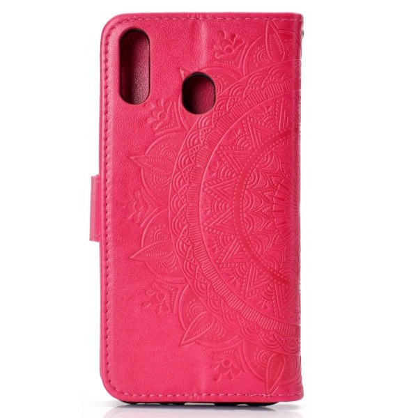 Huawei P40 Lite E - Mandala Plånboksfodral - Rosa Pink Rosa
