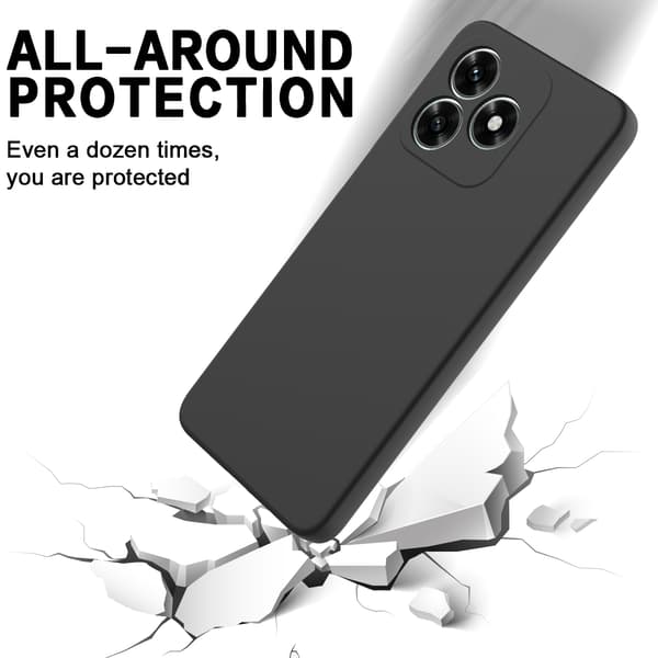 Honor X5c Plus Skal Liquid Silikon Svart