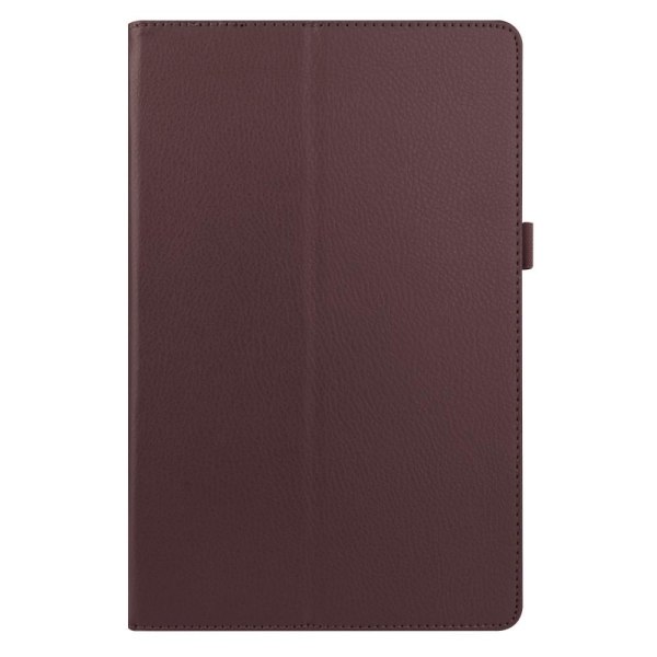 Samsung Galaxy Tab A7 10.4 Fodral Litchi läder Brun Brown Brun