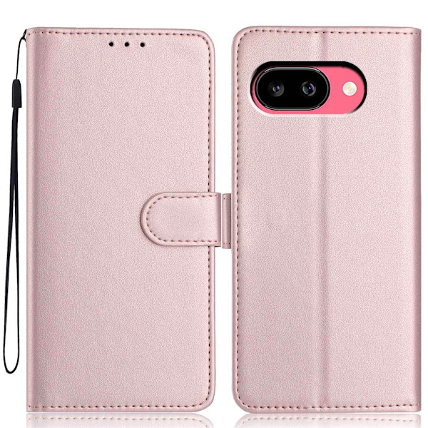 Google Pixel 10a Fodral Läder Roséguld