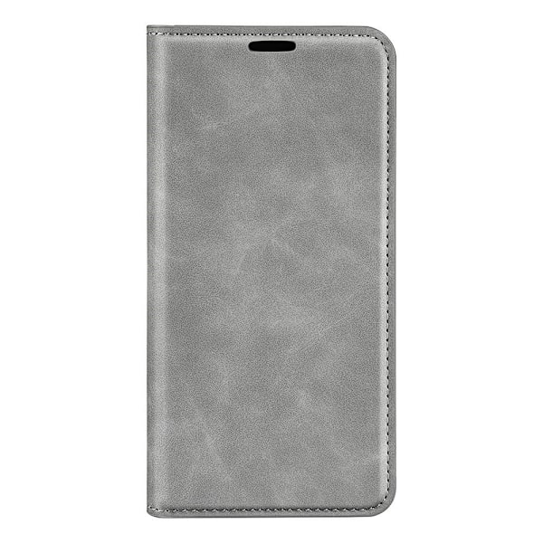 iPhone 16e Fodral Flip Skin Touch Grå