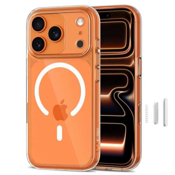 Tech-Protect iPhone 17 Pro Skal MagSafe MagPeak Transparent