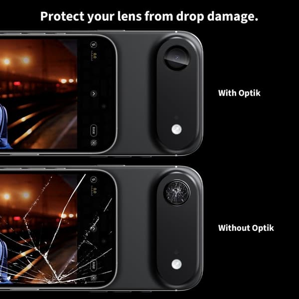 Tech-Protect iPhone Air Linsskydd CamRing Fit+ Transparent