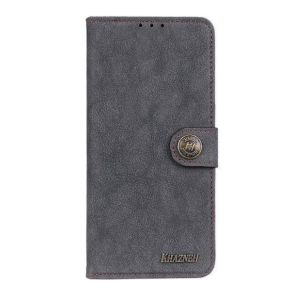 Xiaomi Mi 11 Ultra - KHAZNEH Split Läder Fodral - Svart Black Svart