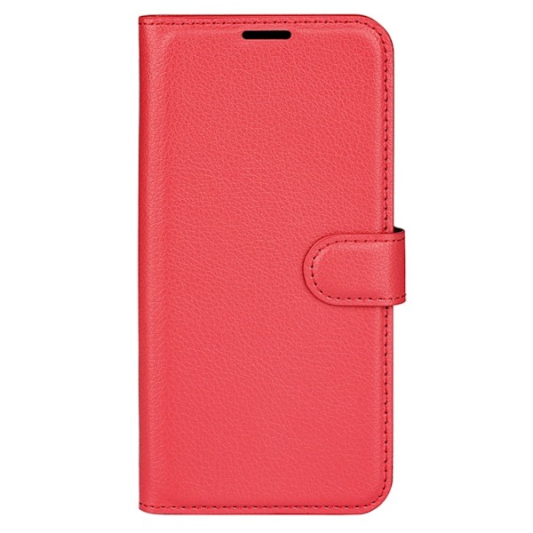 Samsung Galaxy A15 5G Fodral Litchi Läder Röd