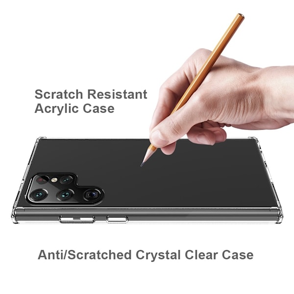 Samsung Galaxy S22 Ultra Skal Akryl/TPU Hybrid Transparent