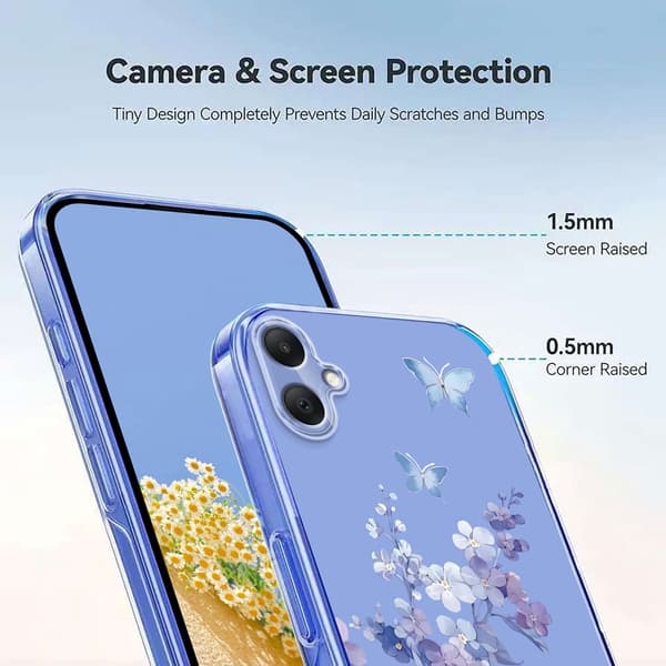 Samsung Galaxy A07 4G Skal Med Tryck Blommor