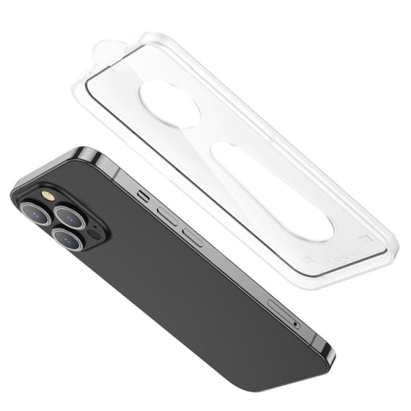 HOCO iPhone 14 Pro Skärmskydd Ez Fit Heltäckande Härdat Glas