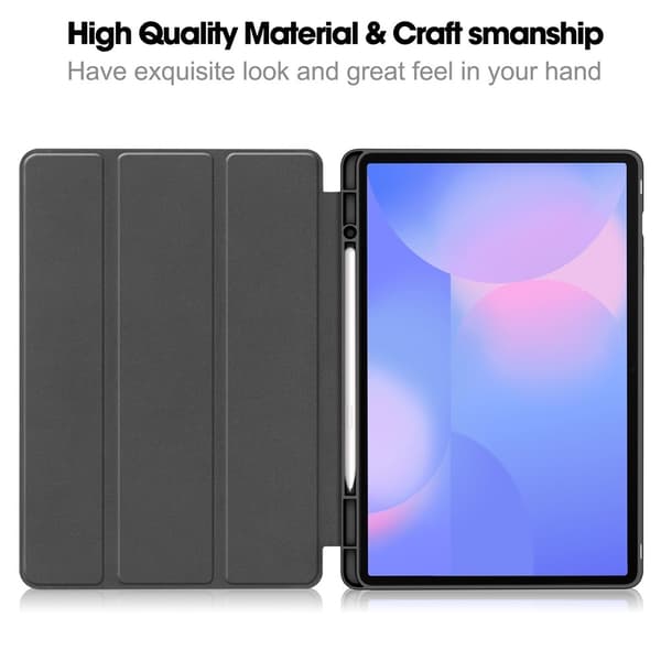 Samsung Galaxy Tab S10 FE Plus Fodral Tri-Fold Pennhållare