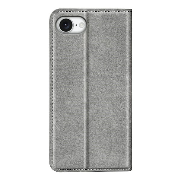 iPhone 16e Fodral Flip Skin Touch Grå