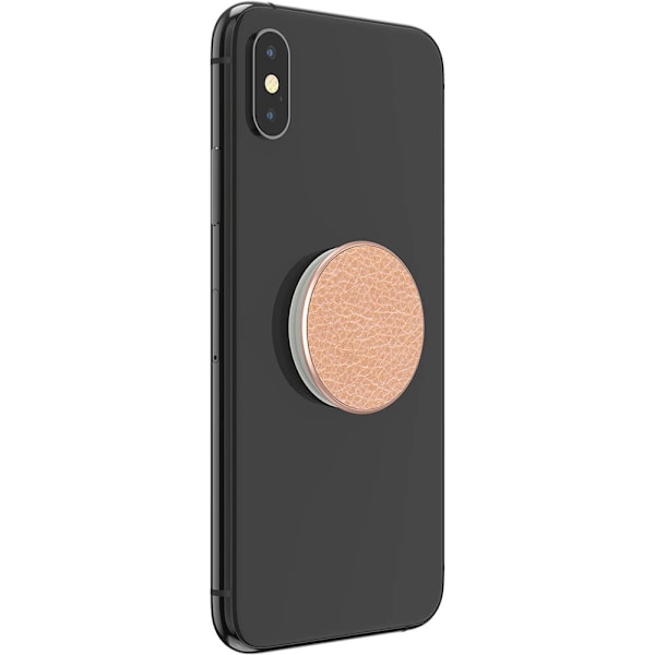 PopSockets Avtagbart Grip med Ställfunktion Premium Pebbled Vegan Leather