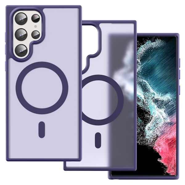 ColorPop Samsung Galaxy S22 Ultra Skal CH MagSafe Matt Lila