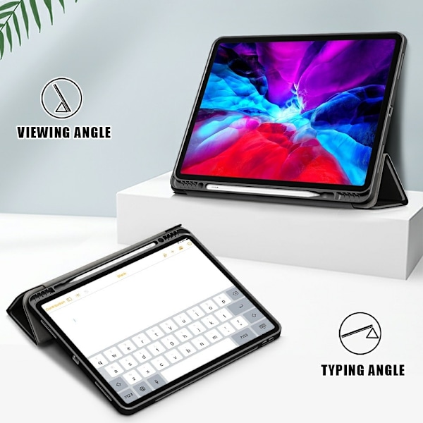 iPad Pro 12.9 (2020/2021) - Tri-Fold Fodral Med Pennhållare - Dont Touch Me Dont Touch Me
