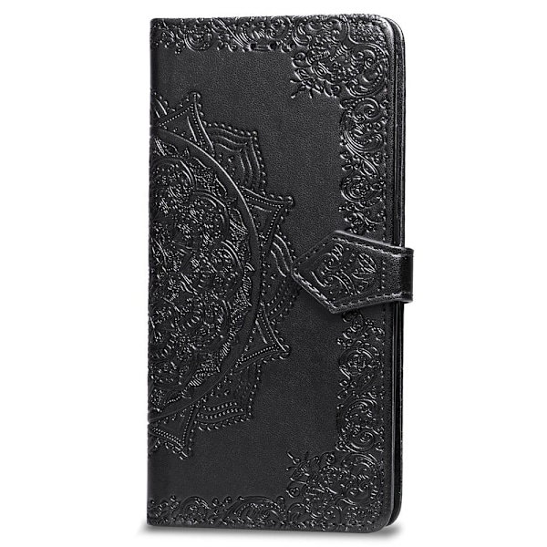 iPhone 7/8/SE (2020/2022) - Mandala Läder Fodral - Svart Black Svart