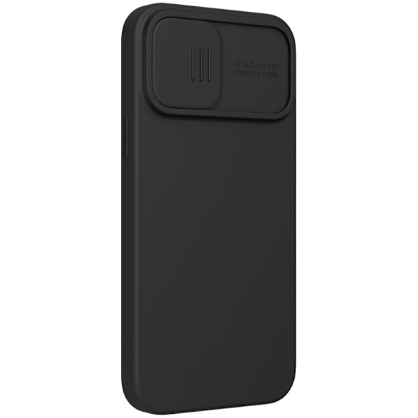 iPhone 13 Pro Max - NILLKIN CamShield Silky Liquid Skal - Svart