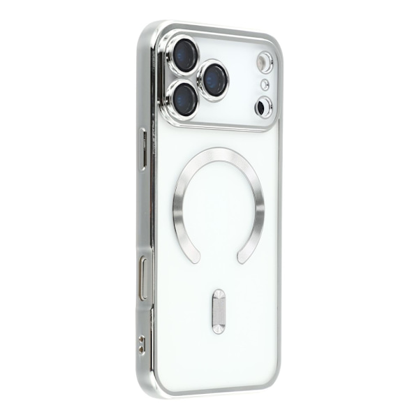 iPhone 17 Pro Max Skal MagSafe Electroplated TPU Silver