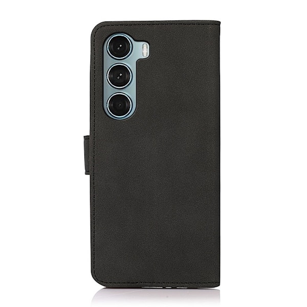 KHAZNEH Motorola Moto G200 Fodral Retro Läder Svart