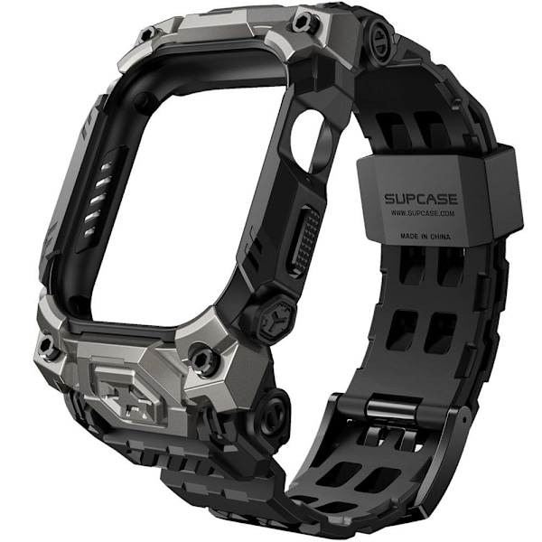 Supcase Apple Watch 10 46 mm Armband Unicorn Beetle Ore Svart
