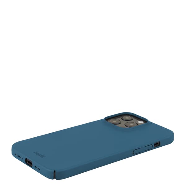 holdit iPhone 15 Pro Max Mobilskal Slim Denim Blue