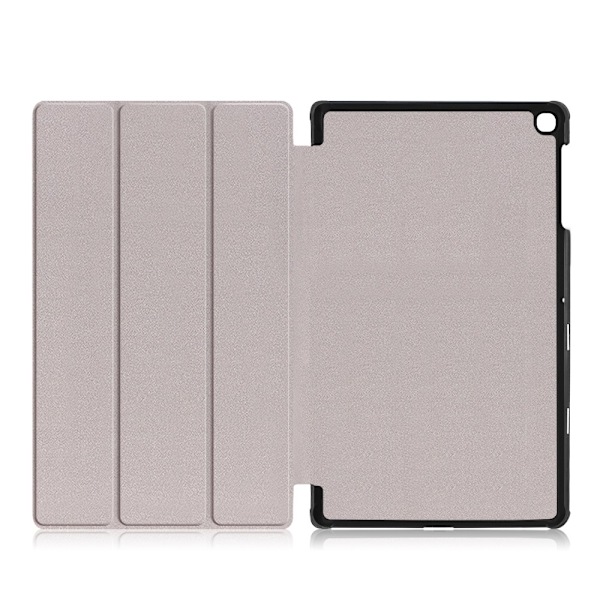 Samsung Galaxy Tab S5e - Tri-Fold Läder Fodral - Svart Svart
