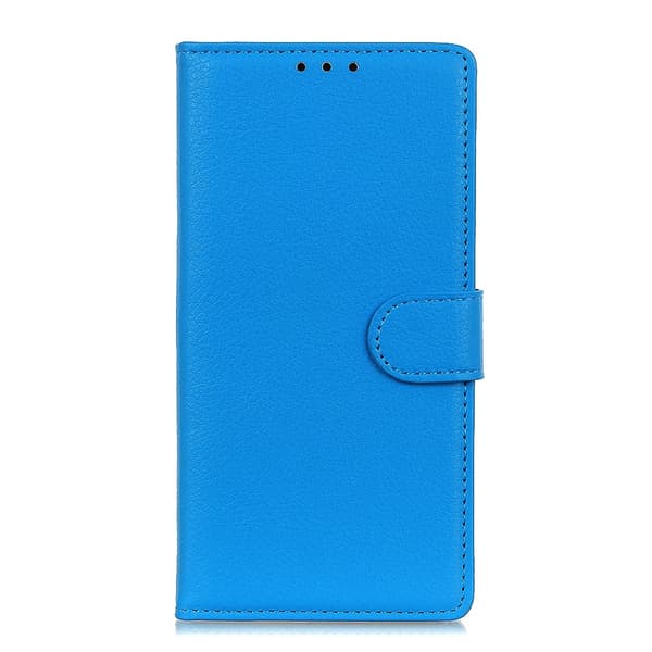 Honor 400 Lite Fodral Litchi Läder Blå