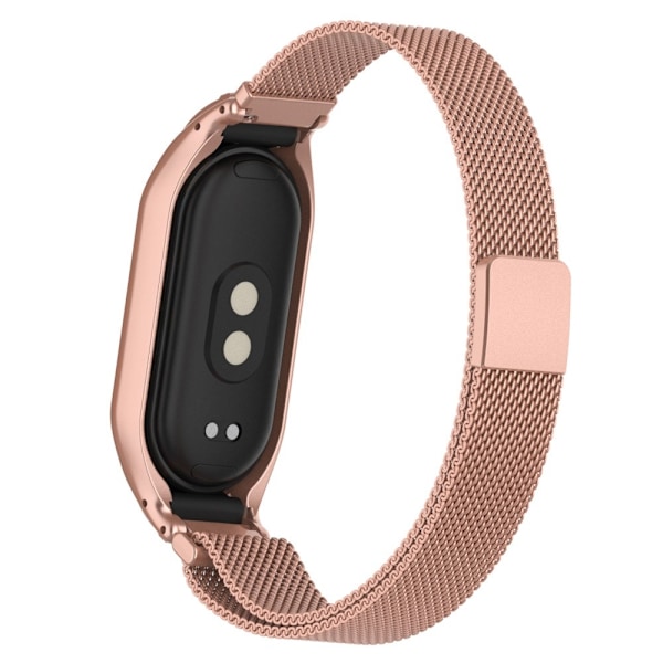 Xiaomi Smart Band 9/8 Armband Milanese Loop Metall Roséguld