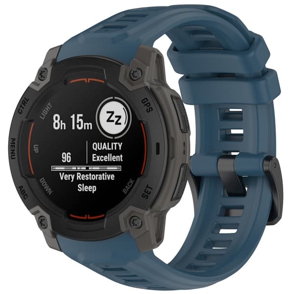 Garmin Instinct E 45 mm Klockarmband Silikon Blå