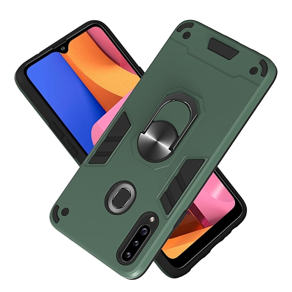 Samsung Galaxy A20s - Ring Skal - Grön Green Grön