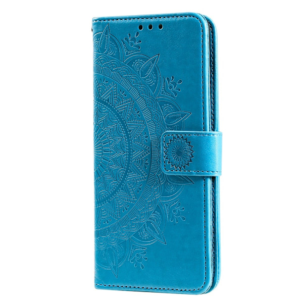 Xiaomi Redmi Note 9 Pro/Note 9S - Mandala Plånboksfodral - Blå Blue Blå